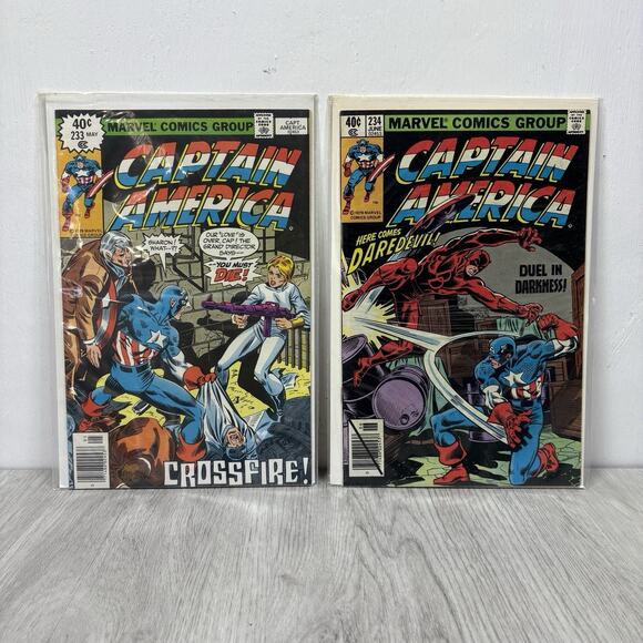 27 Marvel Comics CAPTAIN AMERICA #233-240 242-249 250, 252, 256-264 Lot - Picture 2 of 14